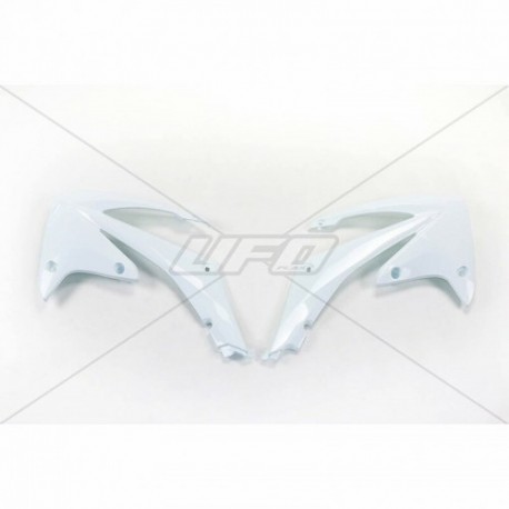 Ouïes de radiateur UFO blanc Honda 250 CRF / 450 CRF