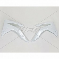Ouïes de radiateur UFO blanc Honda 250 CRF / 450 CRF