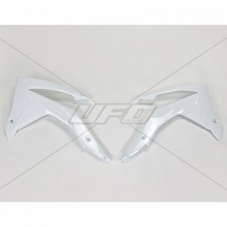 Ouïes de radiateur UFO blanc Honda 250 CRF / 450 CRF