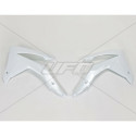 Ouïes de radiateur UFO blanc Honda 250 CRF / 450 CRF