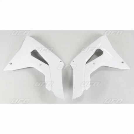 Ouïes de radiateur UFO blanc Honda 450 CRF