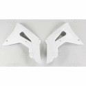 Ouïes de radiateur UFO blanc Honda 450 CRF