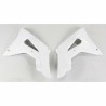 Paire d'ouïes de radiateurs UFO blanc Honda 450 CRF