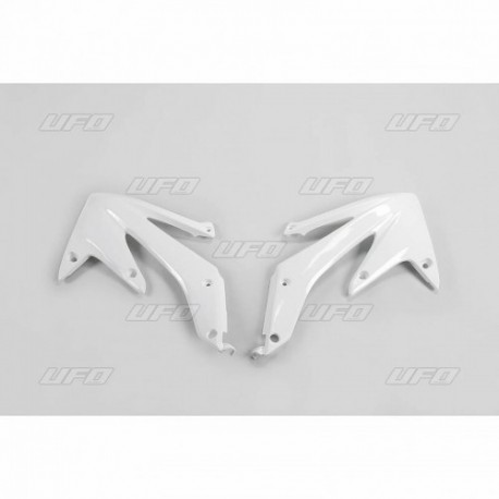Ouïes de radiateur UFO blanc Honda 450 CRF
