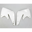 Ouïes de radiateur UFO blanc Kawasaki 250 KXF
