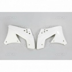 Ouïes de radiateur UFO blanc Kawasaki 250 KXF