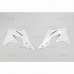 Ouïes de radiateur UFO blanc Kawasaki 250 KXF