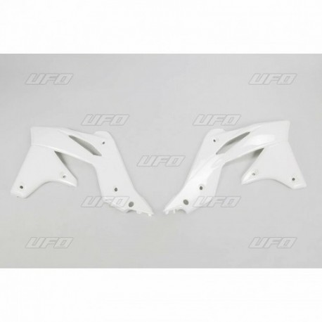 Ouïes de radiateur UFO blanc Kawasaki 250 KXF