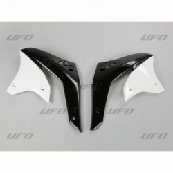 Ouïes de radiateur UFO blanc Kawasaki 450 KXF