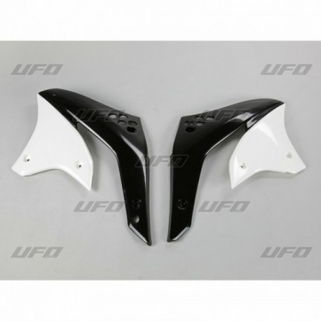 Ouïes de radiateur UFO blanc Kawasaki 450 KXF