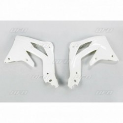 Ouïes de radiateur UFO blanc Kawasaki 450 KXF