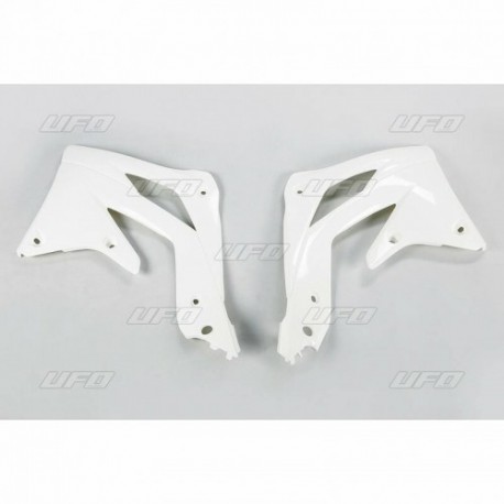Ouïes de radiateur UFO blanc Kawasaki 450 KXF