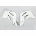 Ouïes de radiateur UFO blanc Kawasaki 450 KXF