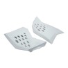 Paire d'ouïes de radiateurs UFO blanc KTM