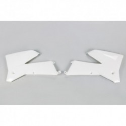 Paire d'ouïes de radiateurs UFO KTM 05 Blanc