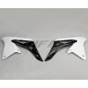 Paire d'ouïes de radiateurs UFO blanc Suzuki 250 RMZ