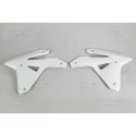 Ouïes de radiateur UFO blanc Suzuki 450 RMZ