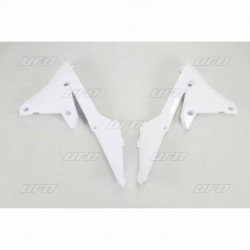 Ouies de radiateurs UFO 250 YZF / 250 WRF / 450 WRF 2014 à 2017 Blanc