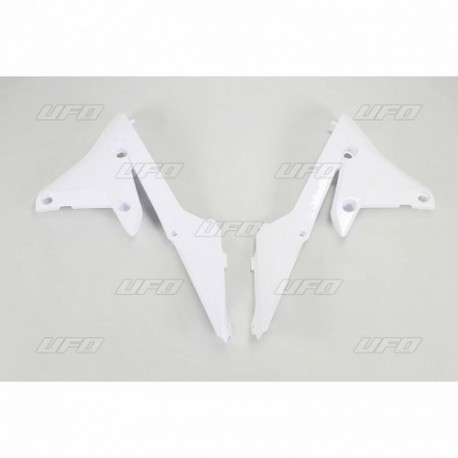 Ouies de radiateurs UFO 250 YZF / 250 WRF / 450 WRF 2014 à 2017 Blanc