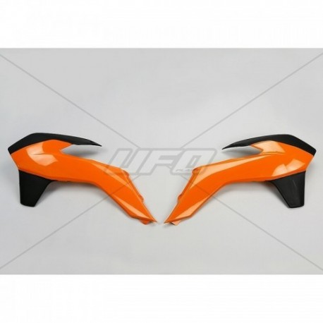 Ouies de radiateurs UFO SX / SXF2013 à 2015 Noir/ Orange