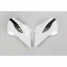 Paire d'ouïes de radiateurs UFO couleur origine blanc/jaune Husqvarna