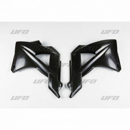 Paire d'ouïes de radiateurs UFO noir Gas Gas Paire d'ouïes de radiateurs UFO noir Gas Gas