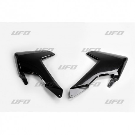 Paire d'ouïes de radiateurs UFO Husqvarna FC / TC 2016 à 2018 Noir Paire d'ouïes de radiateurs UFO Husqvarna FC / TC 2016 à 2018 Noir