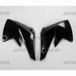 Paire d'ouïes de radiateurs UFO noir Kawasaki 250 KXF