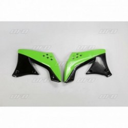 Paire d'ouïes de radiateurs UFO noir Kawasaki 450 KXF