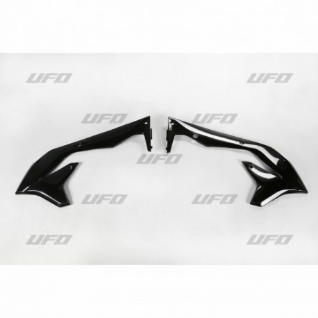 Ouies de radiateurs UFO 450 KXF 2016 à 2018 Noir