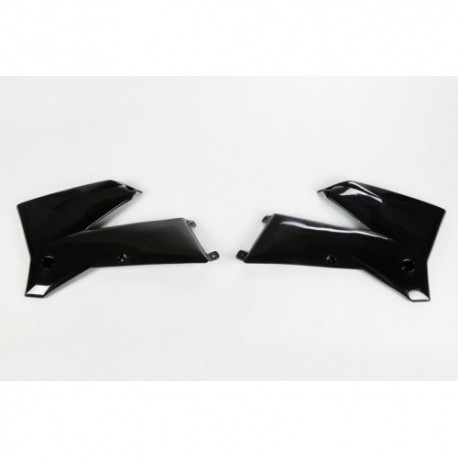 Paire d'ouïes de radiateurs UFO KTM 05 Noir Paire d'ouïes de radiateurs UFO KTM 05 Noir