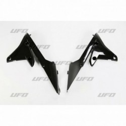 Ouies de radiateurs UFO 250 YZF / 250 WRF / 450 WRF 2014 à 2017 Noir