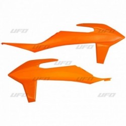 Ouies de radiateurs UFO SX / SXF 2019 à 2022 Fluo Orange