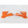 Paire d'ouïes de radiateurs UFO KTM 01 MX Orange