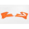 Paire d'ouïes de radiateurs UFO KTM 05 Orange