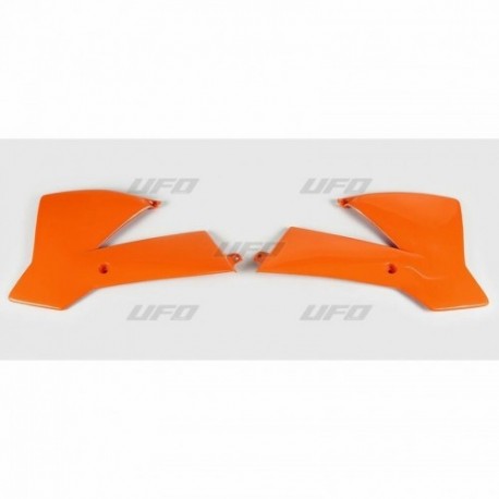 Paire d'ouïes de radiateurs UFO KTM 65 SX Orange Paire d'ouïes de radiateurs UFO KTM 65 SX Orange
