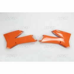 Ouies de radiateurs UFO KTM 85 SX 2006 à 2012 Orange