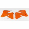 Paire d'ouïes de radiateurs UFO KTM 01 EXC Orange