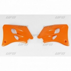 Paire d'ouïes de radiateurs UFO KTM 65 SX 1997 à 2000 Orange