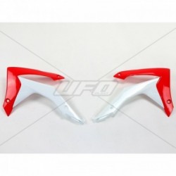 Ouies de radiateurs UFO 450 CRF Origine rouge / Blanc