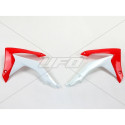 Ouies de radiateurs UFO 450 CRF Origine rouge / Blanc