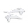 Paire d'ouïes de radiateurs UFO SX / SXF 2019 à 2022 Blanc