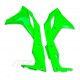 Ouies de radiateurs UFO 250 KXF 17 Fluo Vert