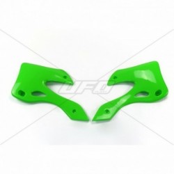 Ouïes de radiateur UFO vert Kawasaki 125 KX / 250 KX 1999 à 2002