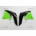 Ouïes de radiateur UFO vert Kawasaki 250 KXF