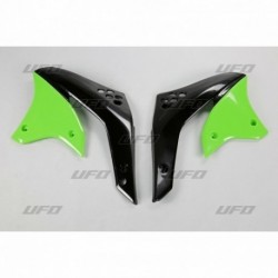 Ouïes de radiateur UFO vert Kawasaki 250 KXF