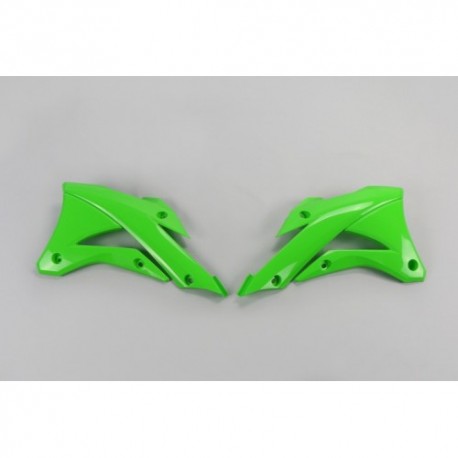 Paire d'ouïes de radiateurs UFO 85 KX 2014 à 2018 Vert Paire d'ouïes de radiateurs UFO 85 KX 2014 à 2018 Vert