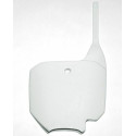 Plaque avant UFO HONDA 150 CRF Blanc