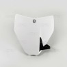Plaque numéro frontale UFO blanc Husqvarna 85 TC