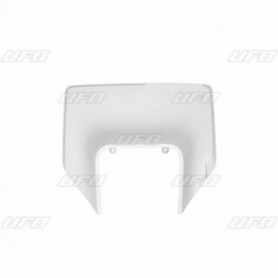 Plaque numéro frontale UFO blanc Husqvarna FE / TE
